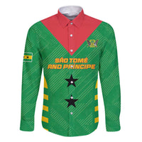 Custom Sao Tome and Principe Football Family Matching Short Sleeve Bodycon Dress and Hawaiian Shirt Go Champions - Green Ver - Wonder Print Shop