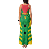 Custom Sao Tome and Principe Football Family Matching Tank Maxi Dress and Hawaiian Shirt Go Champions - Green Ver - Wonder Print Shop