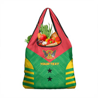 Custom Sao Tome and Principe Football Grocery Bag Go Champions - Green Ver
