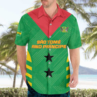 Custom Sao Tome and Principe Football Hawaiian Shirt Go Champions - Green Ver - Wonder Print Shop