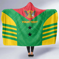 Custom Sao Tome and Principe Football Hooded Blanket Go Champions - Green Ver - Wonder Print Shop