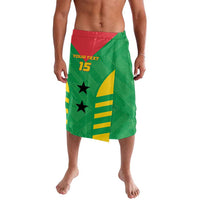 Custom Sao Tome and Principe Football Lavalava Go Champions - Green Ver - Wonder Print Shop