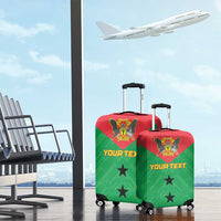 Custom Sao Tome and Principe Football Luggage Cover Go Champions - Green Ver - Wonder Print Shop