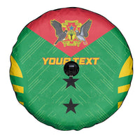 Custom Sao Tome and Principe Football Spare Tire Cover Go Champions - Green Ver - Wonder Print Shop