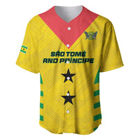 Custom Sao Tome and Principe Football Baseball Jersey Go Champions - Yellow Ver - Wonder Print Shop