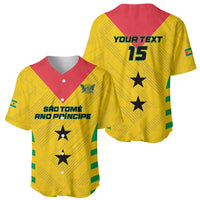 Custom Sao Tome and Principe Football Baseball Jersey Go Champions - Yellow Ver - Wonder Print Shop
