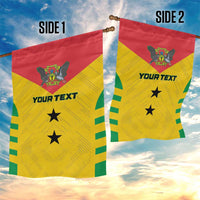 Custom Sao Tome and Principe Football Garden Flag Go Champions - Yellow Ver - Wonder Print Shop