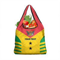 Custom Sao Tome and Principe Football Grocery Bag Go Champions - Yellow Ver