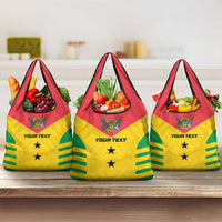 Custom Sao Tome and Principe Football Grocery Bag Go Champions - Yellow Ver