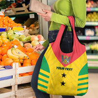 Custom Sao Tome and Principe Football Grocery Bag Go Champions - Yellow Ver