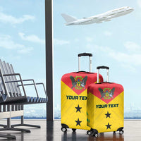Custom Sao Tome and Principe Football Luggage Cover Go Champions - Yellow Ver - Wonder Print Shop