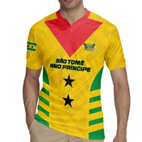 Custom Sao Tome and Principe Football Rugby Jersey Go Champions - Yellow Ver - Wonder Print Shop