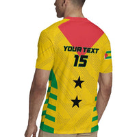 Custom Sao Tome and Principe Football Rugby Jersey Go Champions - Yellow Ver - Wonder Print Shop