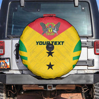 Custom Sao Tome and Principe Football Spare Tire Cover Go Champions - Yellow Ver - Wonder Print Shop