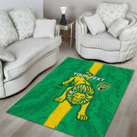 Custom Mauritania Football Area Rug Go Al-Murabitun - Wonder Print Shop