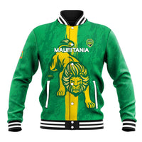 Custom Mauritania Football Baseball Jacket Go Al-Murabitun - Wonder Print Shop