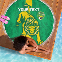 Custom Mauritania Football Beach Blanket Go Al-Murabitun - Wonder Print Shop