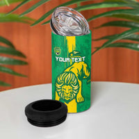Custom Mauritania Football 4 in 1 Can Cooler Tumbler Go Al-Murabitun
