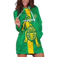 Custom Mauritania Football Hoodie Dress Go Al-Murabitun - Wonder Print Shop