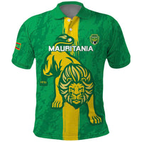 Custom Mauritania Football Polo Shirt Go Al-Murabitun - Wonder Print Shop