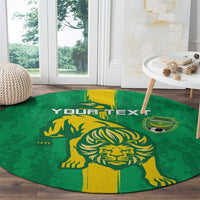 Custom Mauritania Football Round Carpet Go Al-Murabitun - Wonder Print Shop