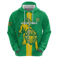 Custom Mauritania Football Zip Hoodie Go Al-Murabitun - Wonder Print Shop