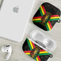 Legend Reggae Marley Football AirPods Case Rasta Lion
