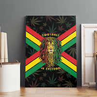 Legend Reggae Marley Football Canvas Wall Art Rasta Lion