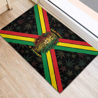 Legend Reggae Marley Football Rubber Doormat Rasta Lion