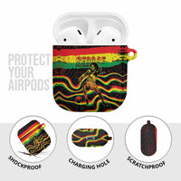 Reggae Legend Bob Football AirPods Case Grunge Style
