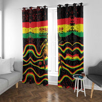 Reggae Legend Bob Football Window Curtain Grunge Style