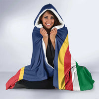 Personalized Seychelles Independence Day Hooded Blanket Coat Of Arms Black Parrot
