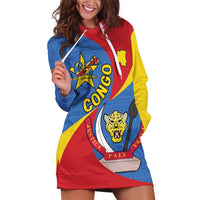 Congo-Kinshasa Hoodie Dress 65th Anniversary Of Independence