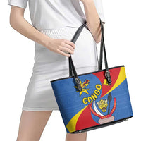 Congo-Kinshasa Leather Tote Bag 65th Anniversary Of Independence