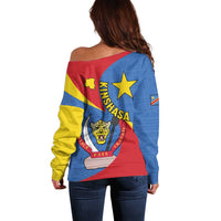 Congo-Kinshasa Off Shoulder Sweater 65th Anniversary Of Independence