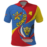 Congo-Kinshasa Polo Shirt 65th Anniversary Of Independence