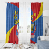 Congo-Kinshasa Window Curtain 65th Anniversary Of Independence