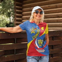 Congo-Kinshasa Women Polo Shirt 65th Anniversary Of Independence