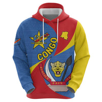 Congo-Kinshasa Zip Hoodie 65th Anniversary Of Independence
