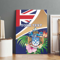 Personalized Tristan da Cunha Canvas Wall Art Coat Of Arms - Flag Style