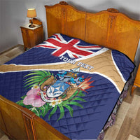 Personalized Tristan da Cunha Quilt Coat Of Arms - Flag Style