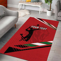 Custom Kenya Volleyball Area Rug We Are Champions