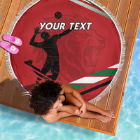 Custom Kenya Volleyball Beach Blanket We Are Champions