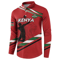 Custom Kenya Volleyball Button Sweatshirt We Are Champions