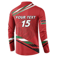 Custom Kenya Volleyball Button Sweatshirt We Are Champions
