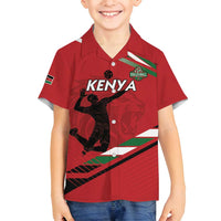 Custom Kenya Volleyball Family Matching Long Sleeve Bodycon Dress and Hawaiian Shirt We Are Champions