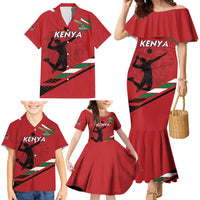 Custom Kenya Volleyball Family Matching Mermaid Dress and Hawaiian Shirt We Are Champions