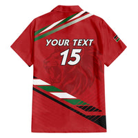 Custom Kenya Volleyball Family Matching Off Shoulder Short Dress and Hawaiian Shirt We Are Champions