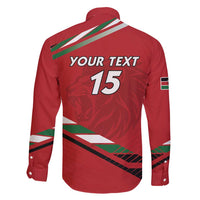 Custom Kenya Volleyball Family Matching Short Sleeve Bodycon Dress and Hawaiian Shirt We Are Champions