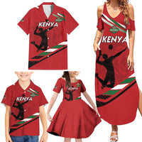 Custom Kenya Volleyball Family Matching Summer Maxi Dress and Hawaiian Shirt We Are Champions